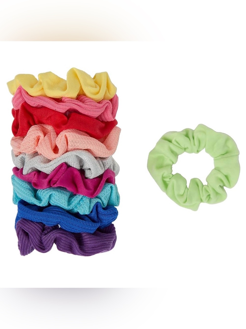 Scunci by Conair Assorted Color 10 -Piece Scrunchie Gift Pack - Picture 4 of 5